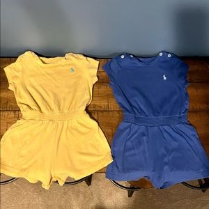 Ralph Lauren Baby Girl Romper Set